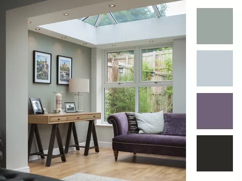 A colour pallette for an extension