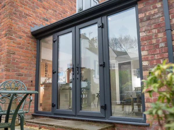 French doors connecting a home to the patio