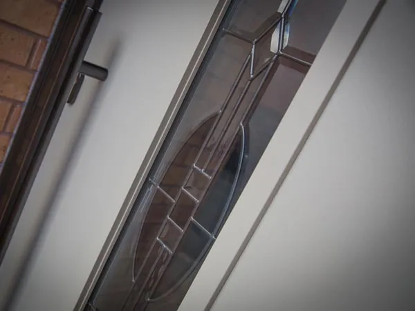Olive Grey Front Door