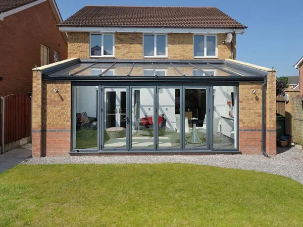 Glass Roof Lean-To Conservatory