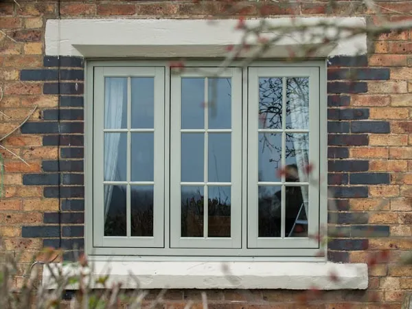 Olive Grey Envisage Flush Windows