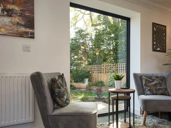 Grey Aluminium Fixed Windows