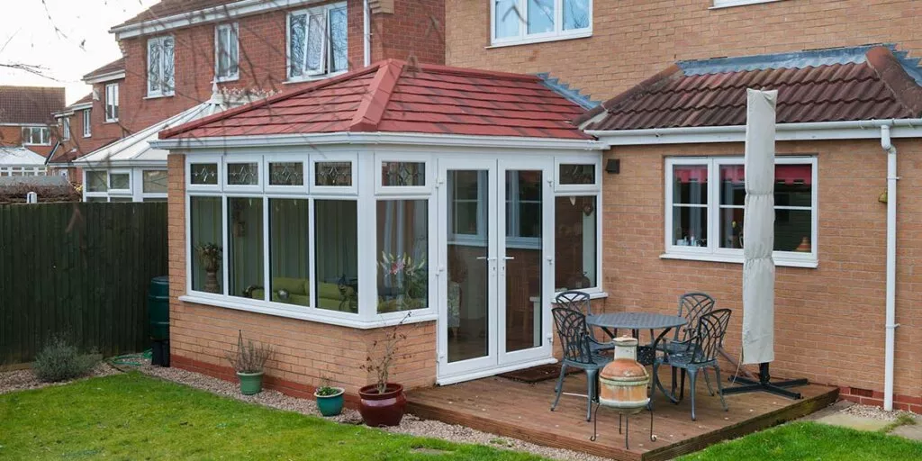 solid conservatory roof with skylights