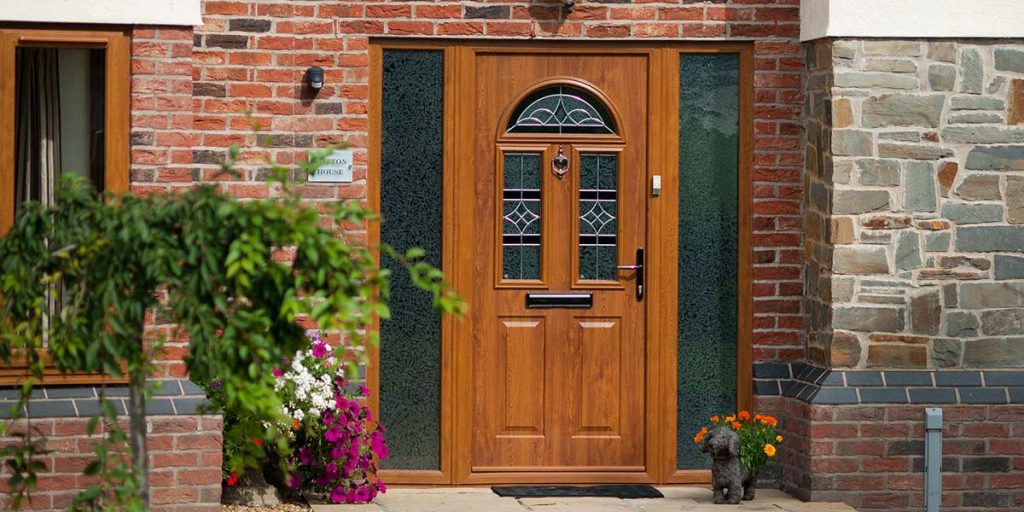 Golden Oak Composite Door