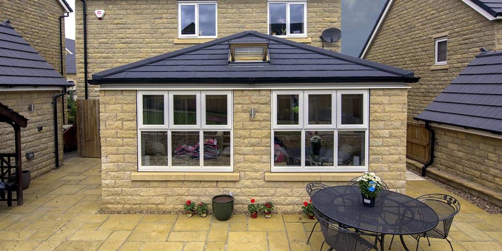 Stone Built Orangery with Tiled Roof