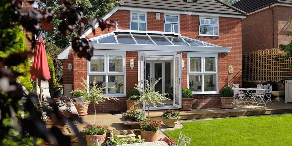 Orangery in White UPVC